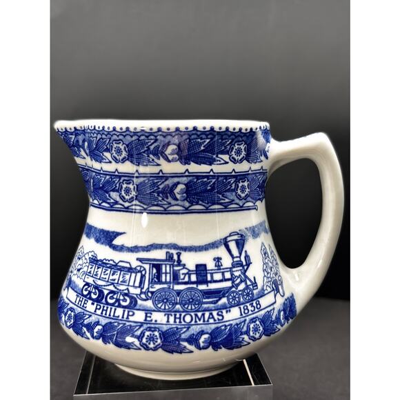 B&O Baltimore * Ohio Railroad China Dining Car Cream Pitcher Shenango China